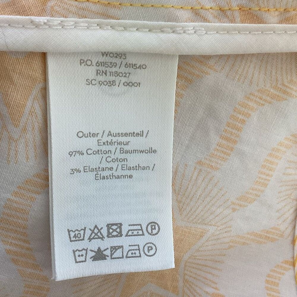 Boden Anastasia Yellow Star Shirt Dress Women’s 6R Fit & Flare - Picture 9 of 11